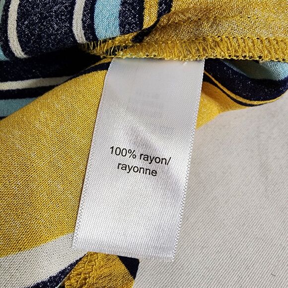 Maurices Womens Tank Top Sz Large Striped Strappy V Neck Sleeveless Lightweight - Picture 7 of 9